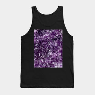 Amethyst Crystal Purple Violet Quartz Gem Magic Tank Top